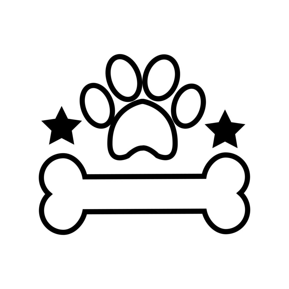 amor perro icono vector. mascota ilustración signo. perro símbolo o logo. vector