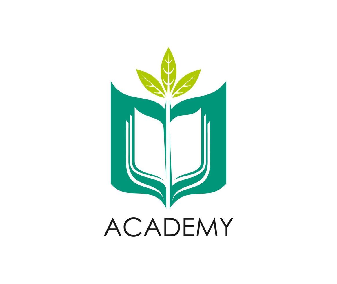 Academy or college education icon or emblem vector