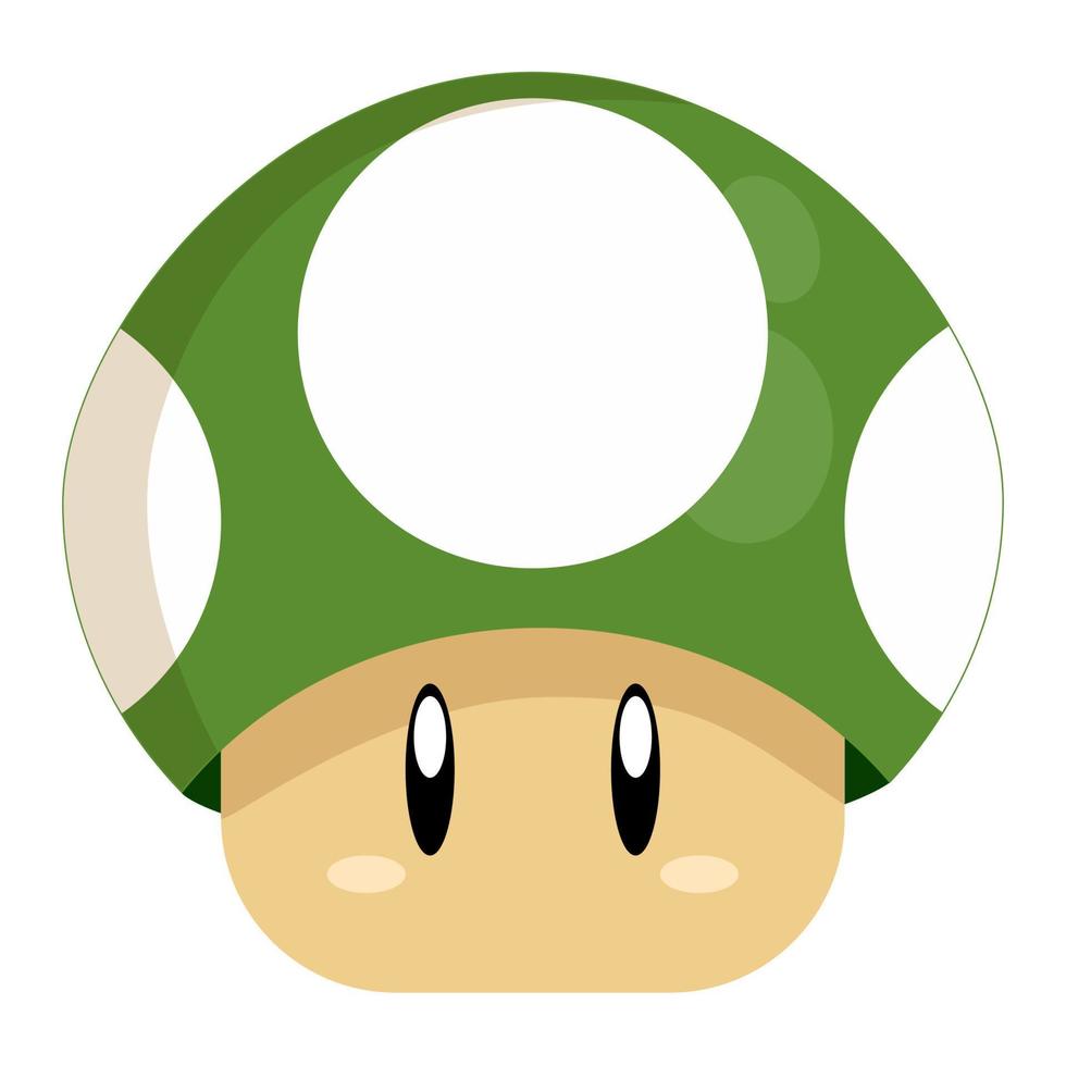 verde seta desde súper mario plano vector ilustración.