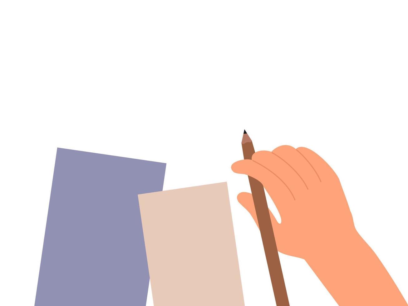 flat design work freelance vector illustration