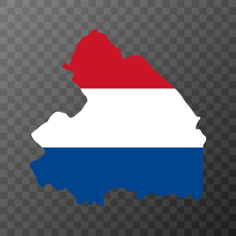 Drenthe province of the Netherlands. Vector illustration.