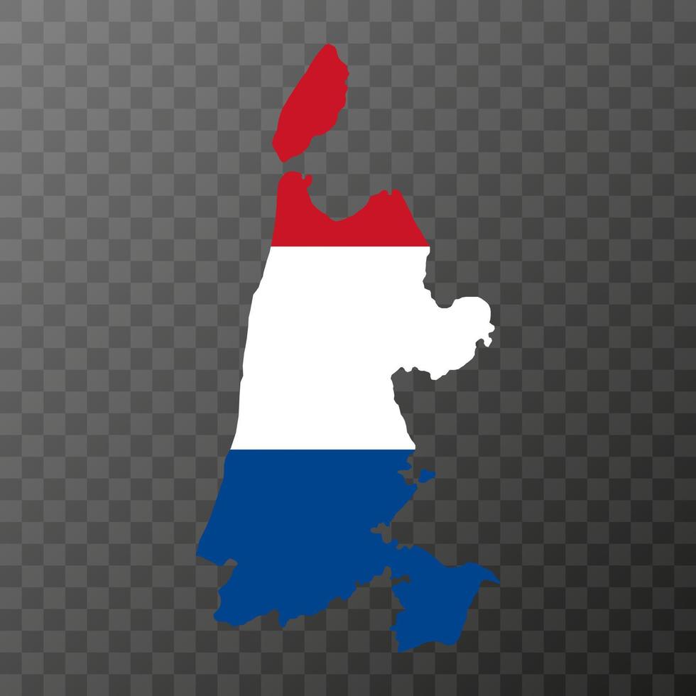 norte Holanda provincia de el Países Bajos. vector ilustración.