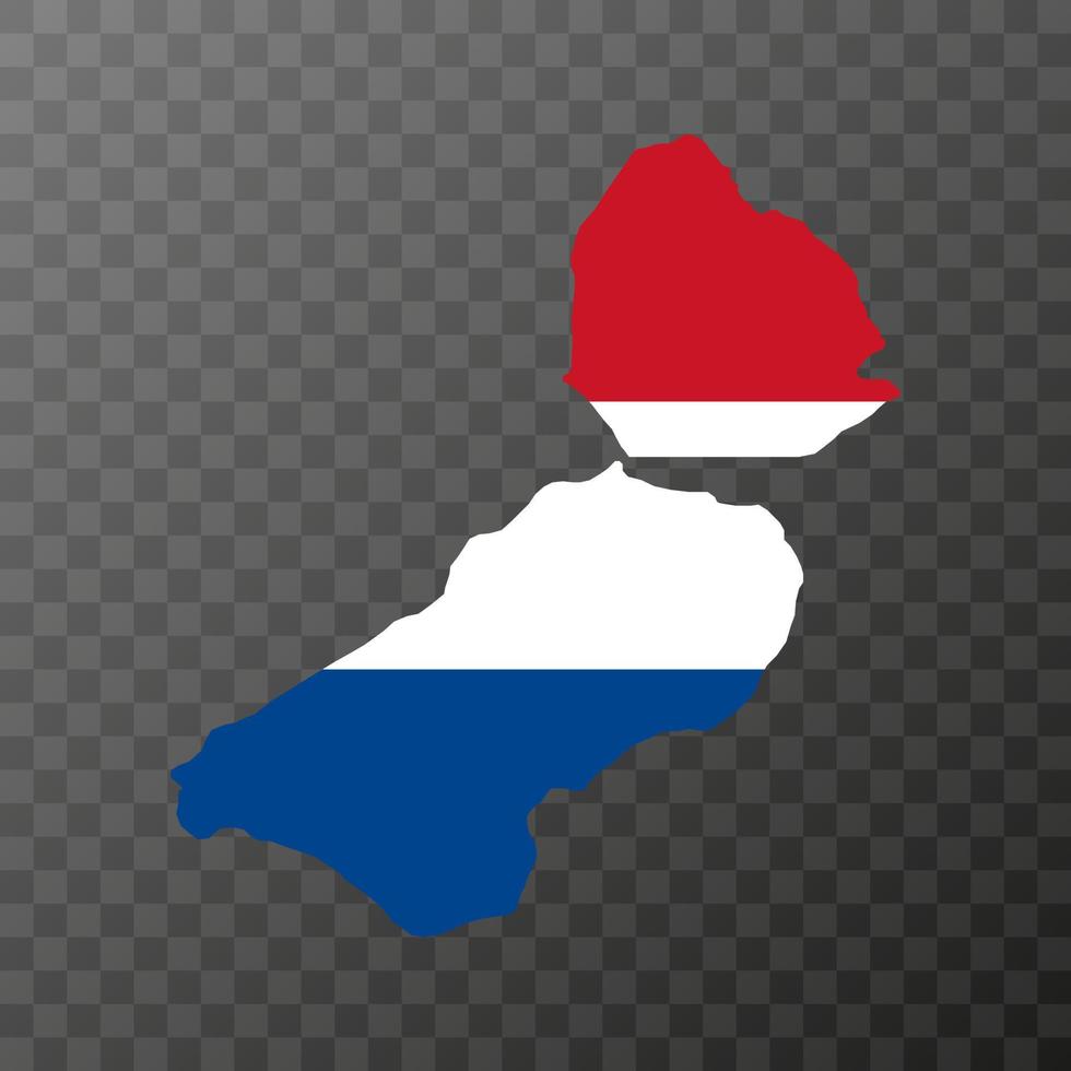 Flevoland province of the Netherlands. Vector illustration.