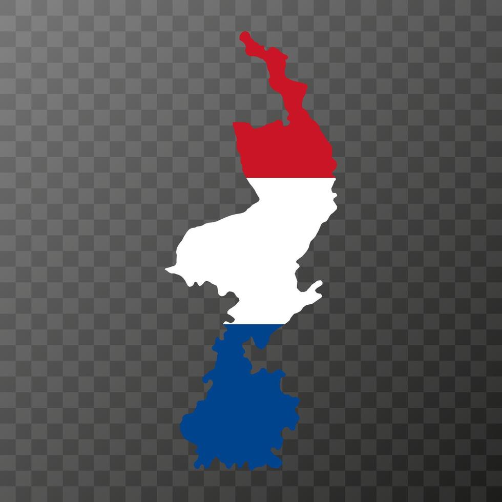 Limburg province of the Netherlands. Vector illustration.