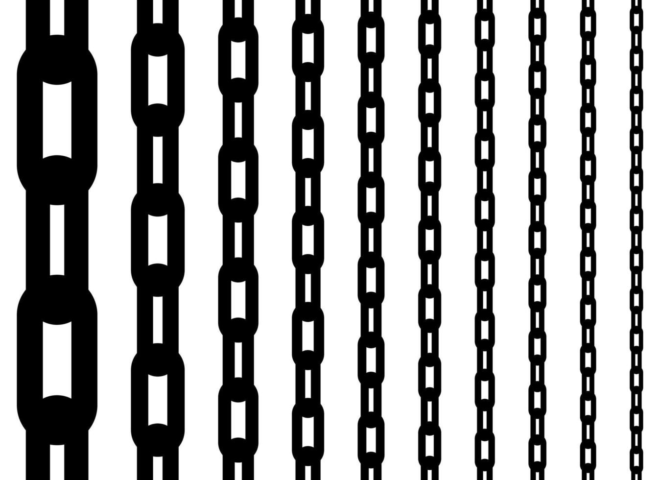 Chain vector design illustration isolated on white background