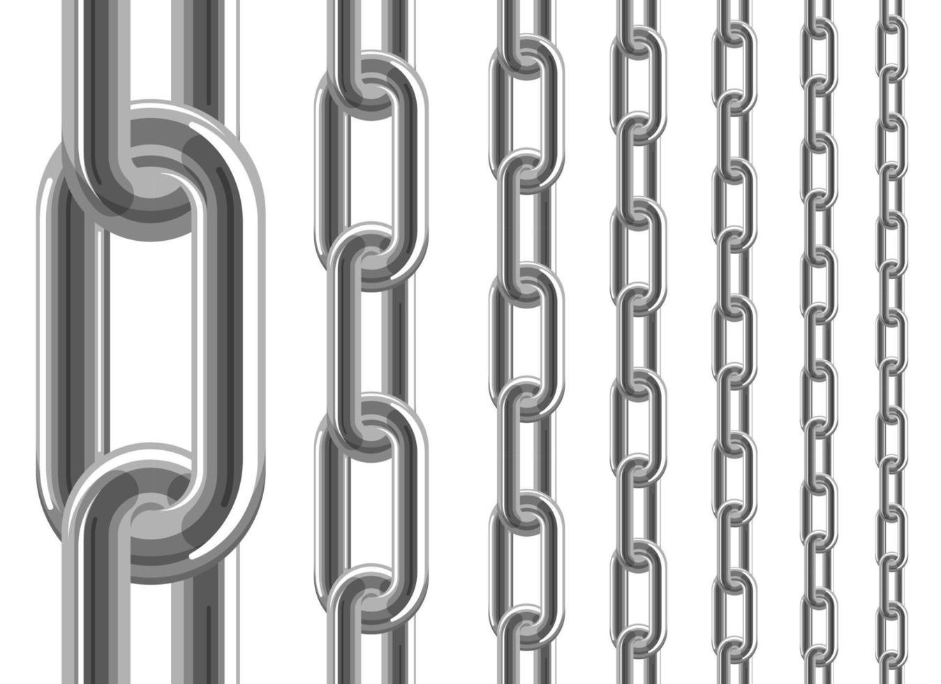 Chain vector design illustration isolated on white background