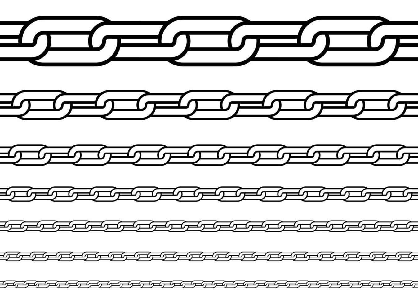 Chain vector design illustration isolated on white background