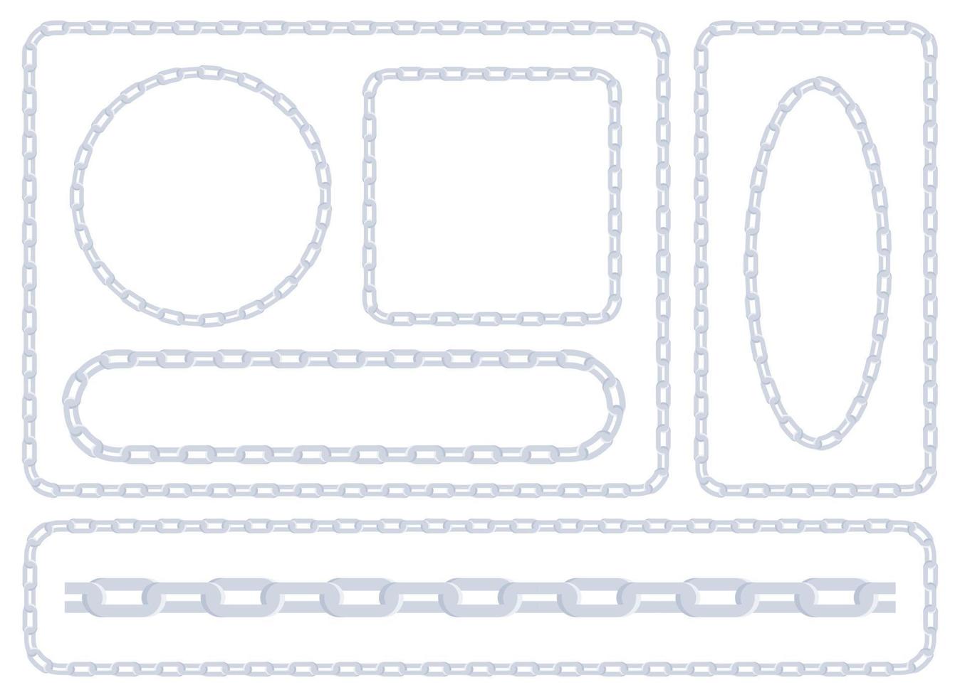 cadena vector diseño ilustración aislado en blanco antecedentes