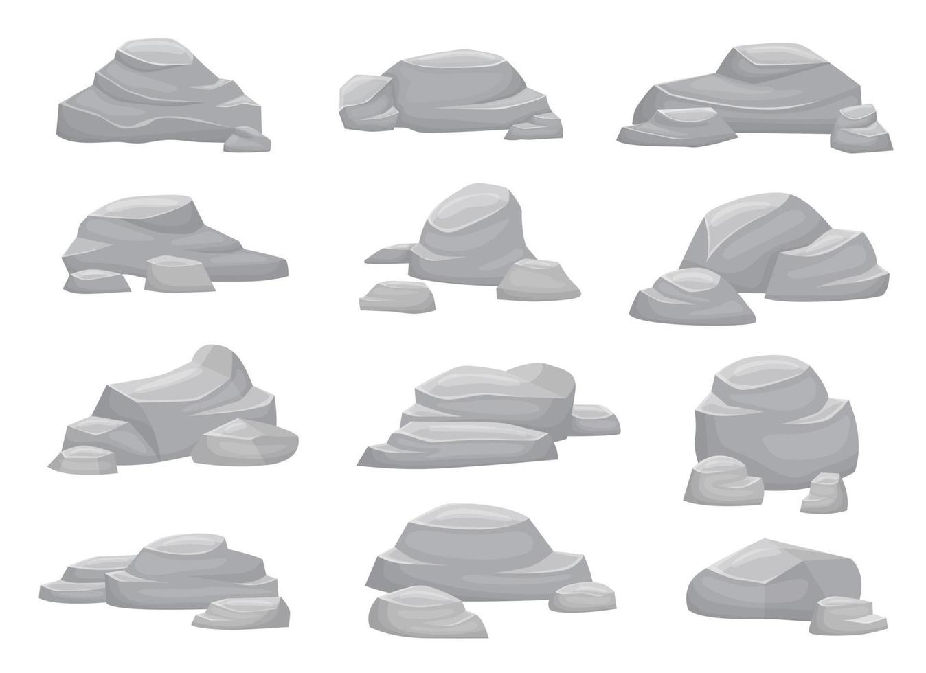 Stone vector design illustration isolated on white background