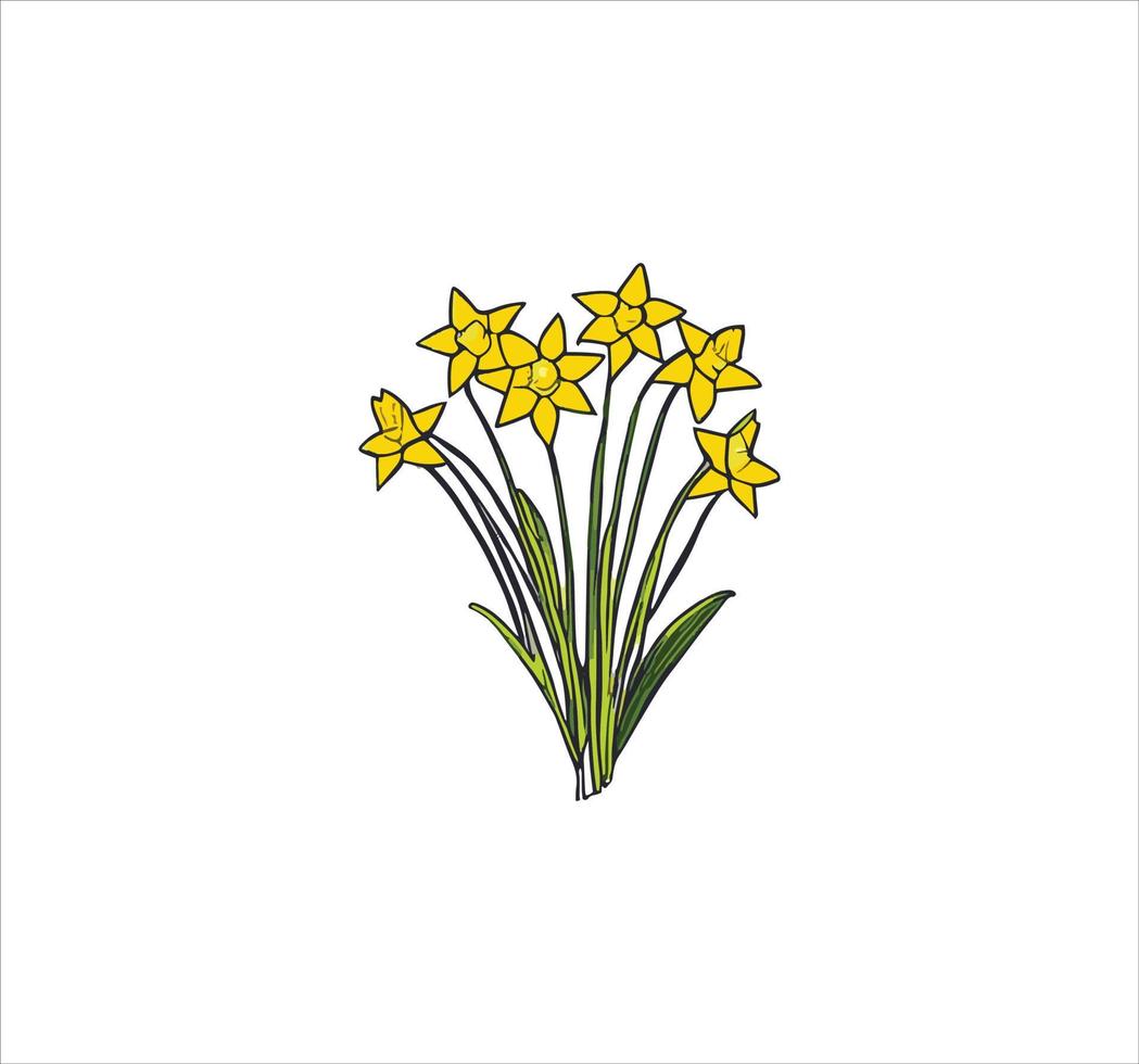 Vector art work of beautiful flowers.