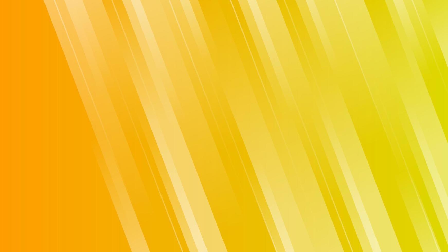 Abstract gradient background with lines. Yellow geometric modern background for banner, templates, posters. Vector illustration.