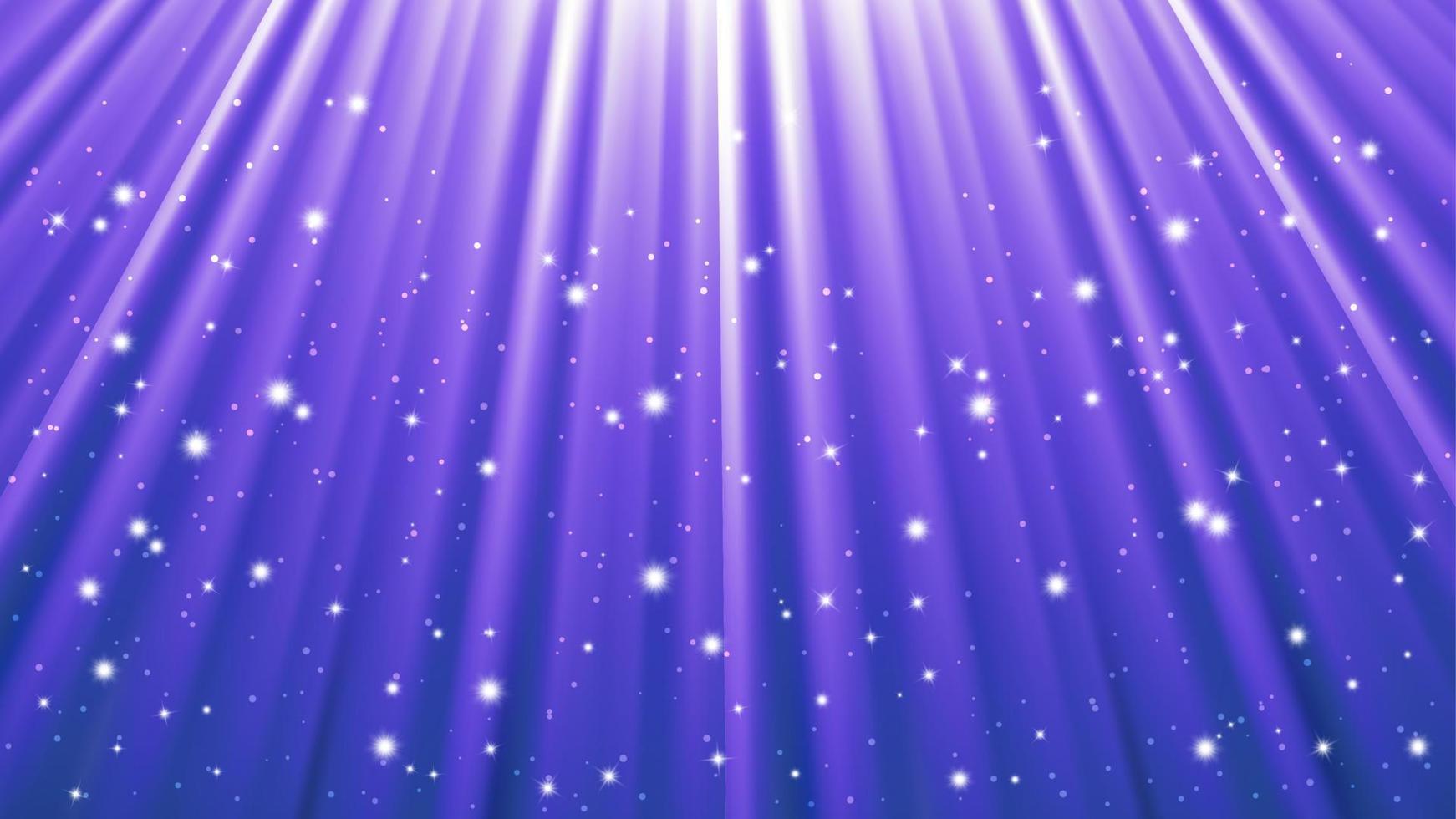 Sunlight rays background with light effects. Blue backdrop with light of radiance. Vector illustration