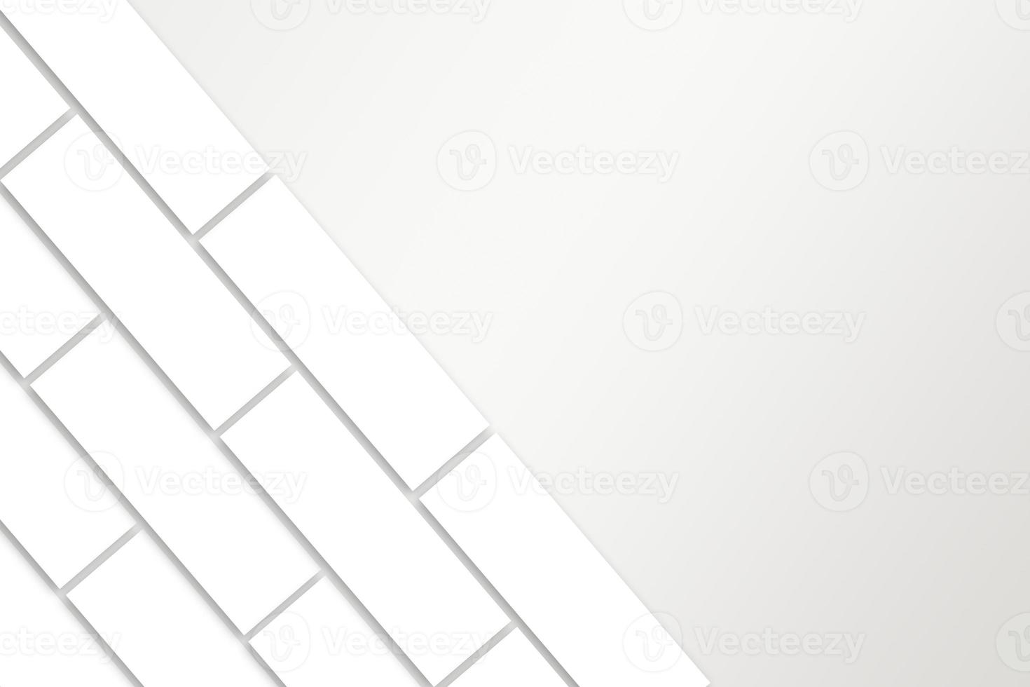Several rectangular sheets of paper templates of different sizes for printing, advertising, social networks, presentations. There is no color. photo