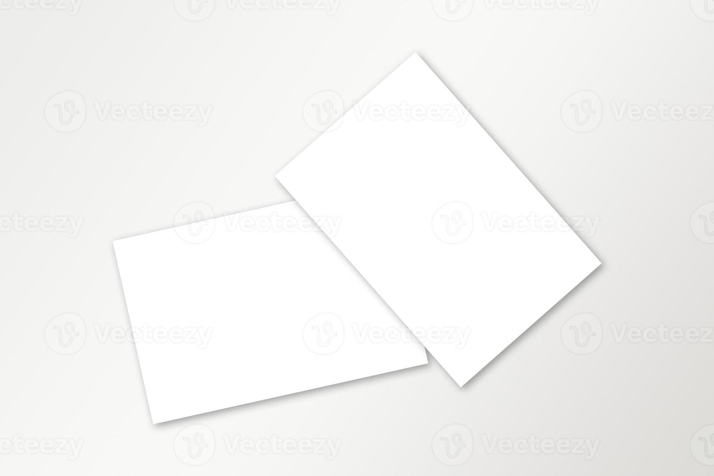 Abstract background. Two sheets of paper templates for print, advertising, social networks, presentations. No color. photo