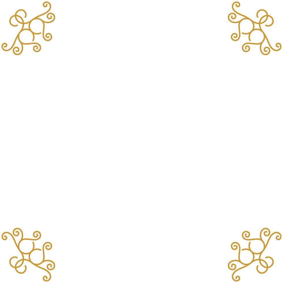 decorative frames and corner decorations for writing and photos vector