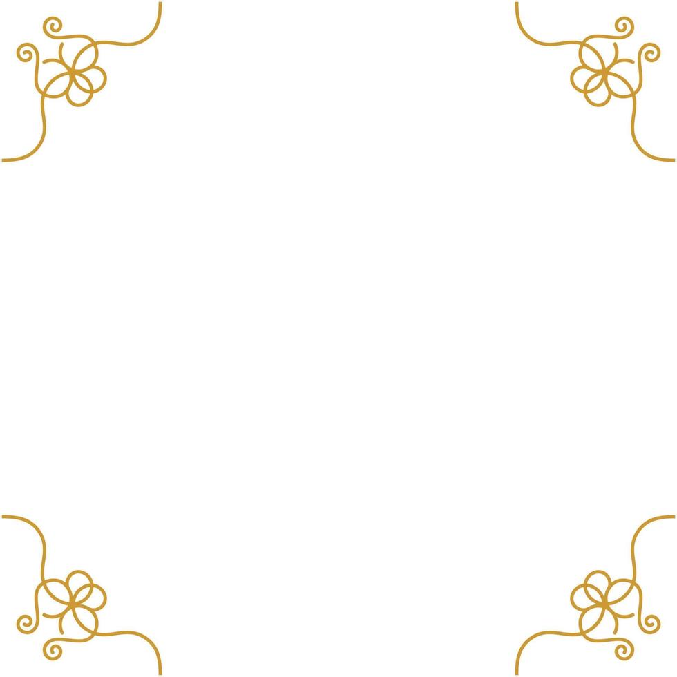decorative frames and corner decorations for writing and photos vector