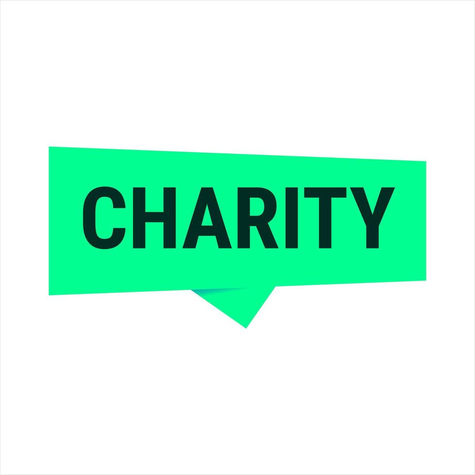 Charity and Generosity Green Vector Callout Banner with Reminder to Give During Ramadan