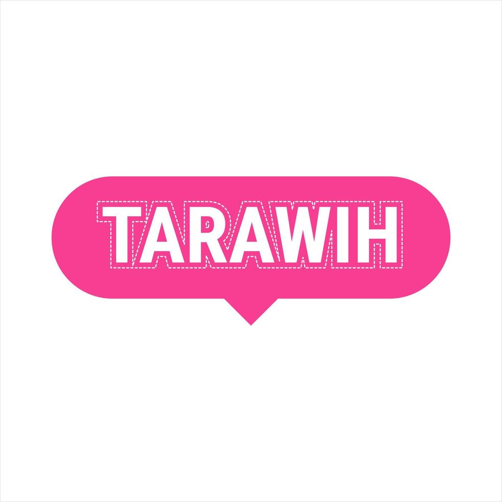tarawih guía rosado vector gritar bandera con consejos para un cumpliendo Ramadán experiencia