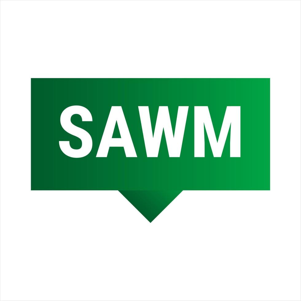 Sawm Dark Green Vector Callout Banner with Information on Fasting and Prayer in Ramadan