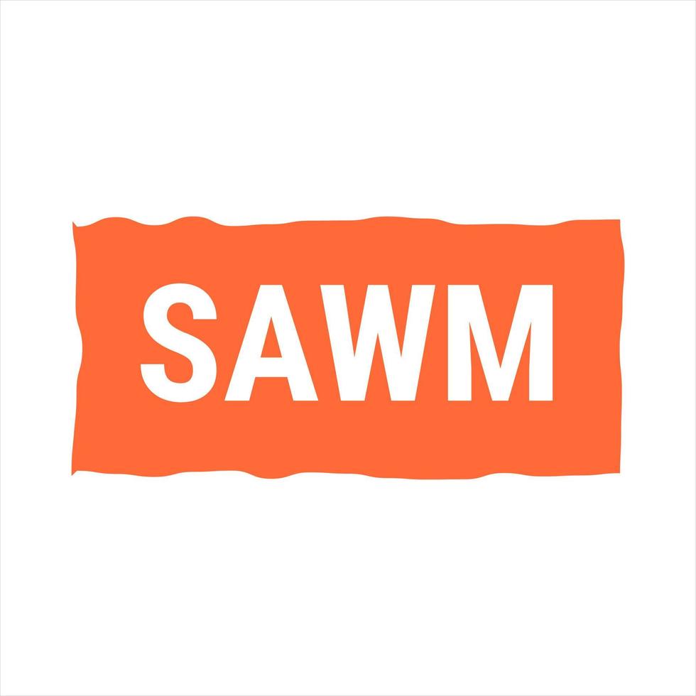 Sawm Orange Vector Callout Banner with Information on Fasting and Prayer in Ramadan