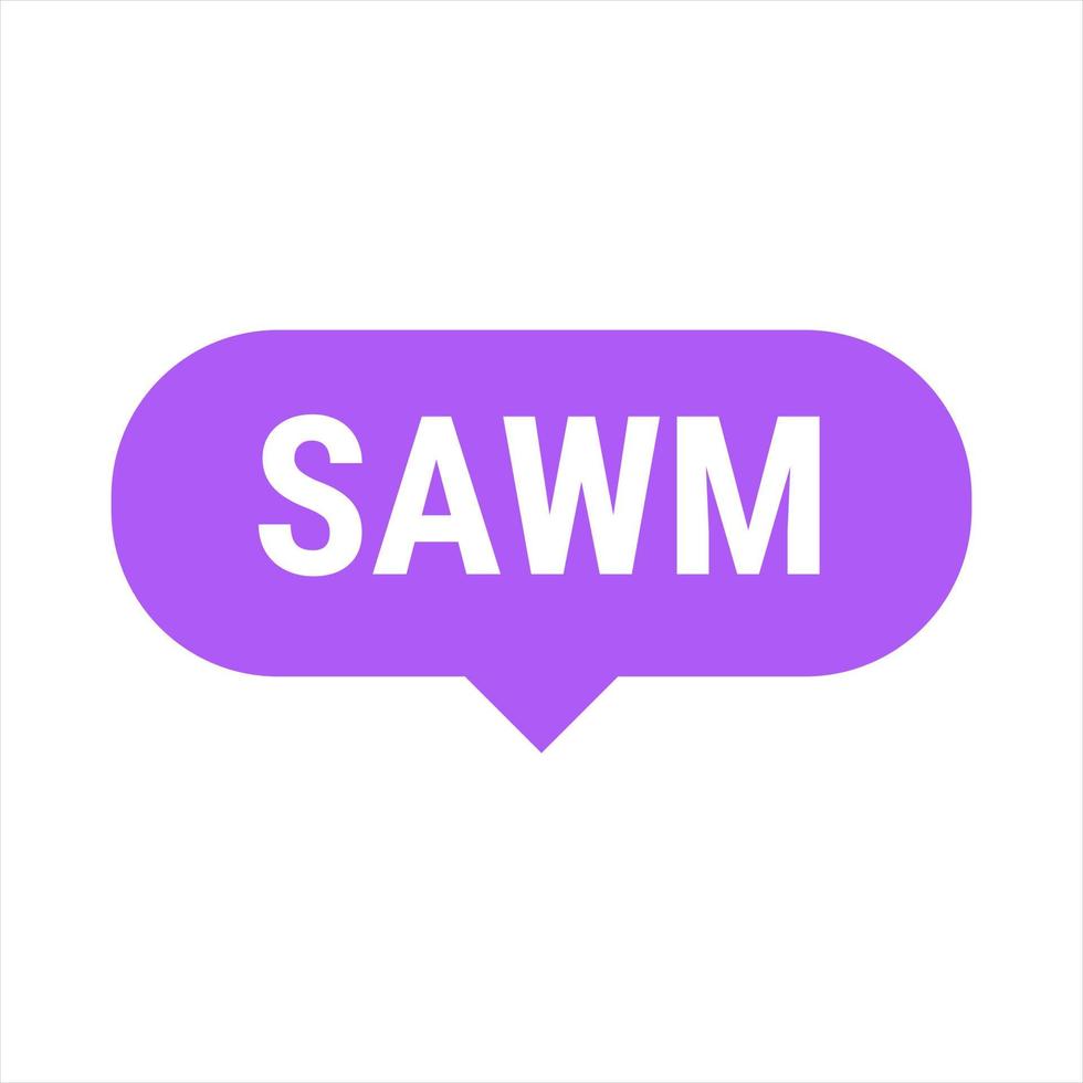Sawm Purple Vector Callout Banner with Information on Fasting and Prayer in Ramadan