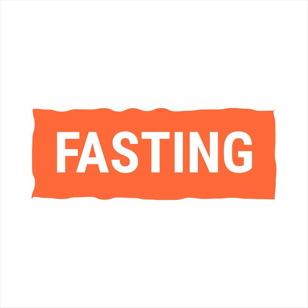 Fasting Made Easy Learn the Best Tips and Tricks for Ramadan. Orange Vector Callout Banner