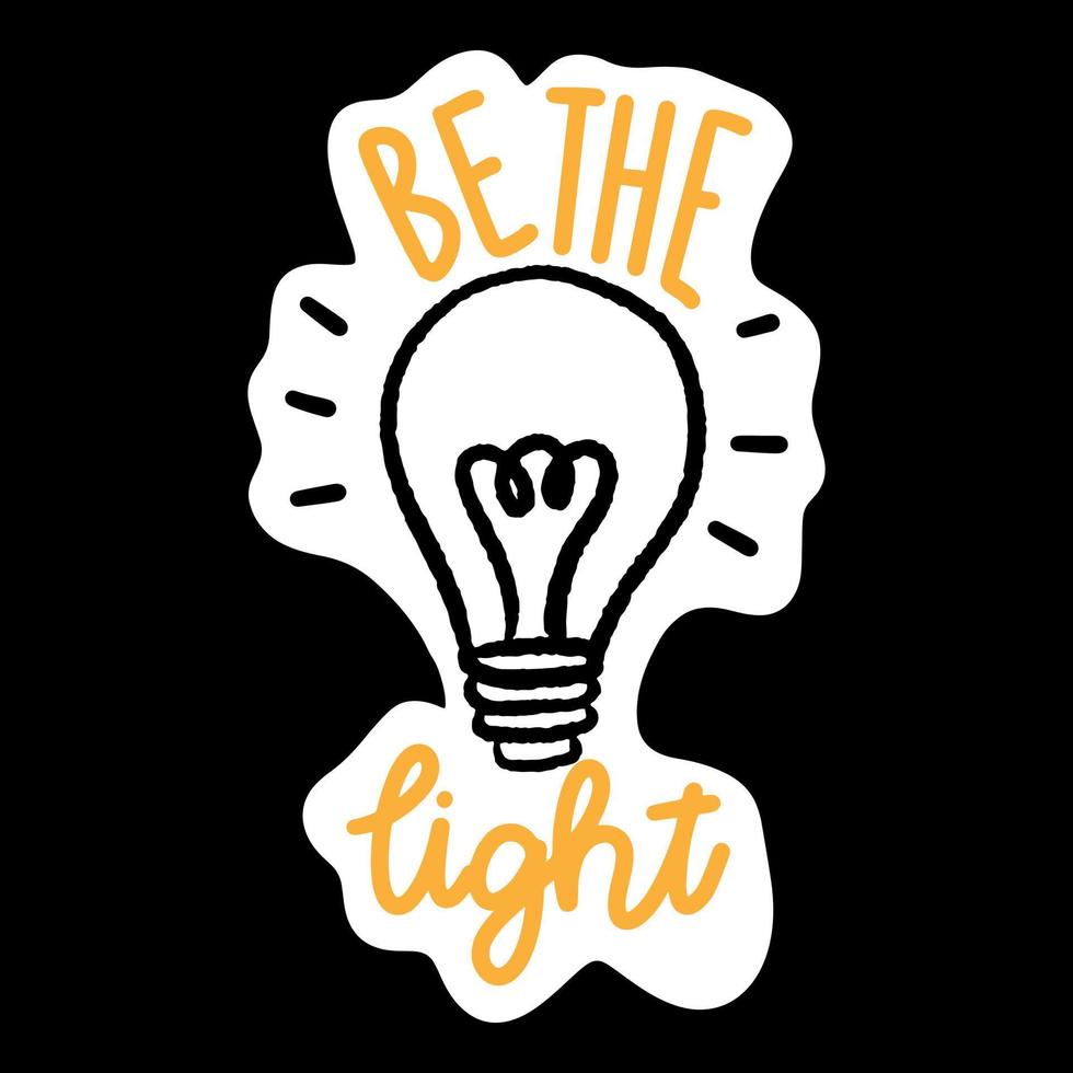 Be the light abstract creative concept background. Vector illustration