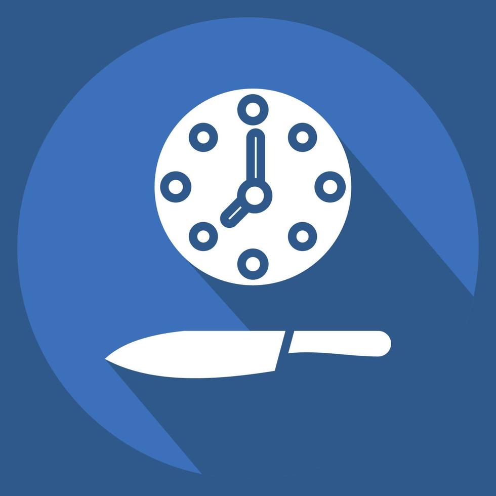 Icon Sacrifice. related to Eid Al Adha symbol. Long Shadow Style. simple design editable. simple illustration vector