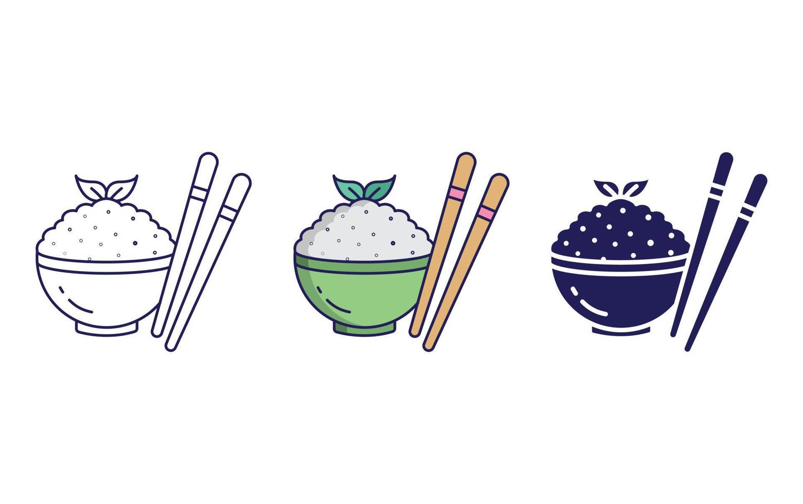 Rice vector icon