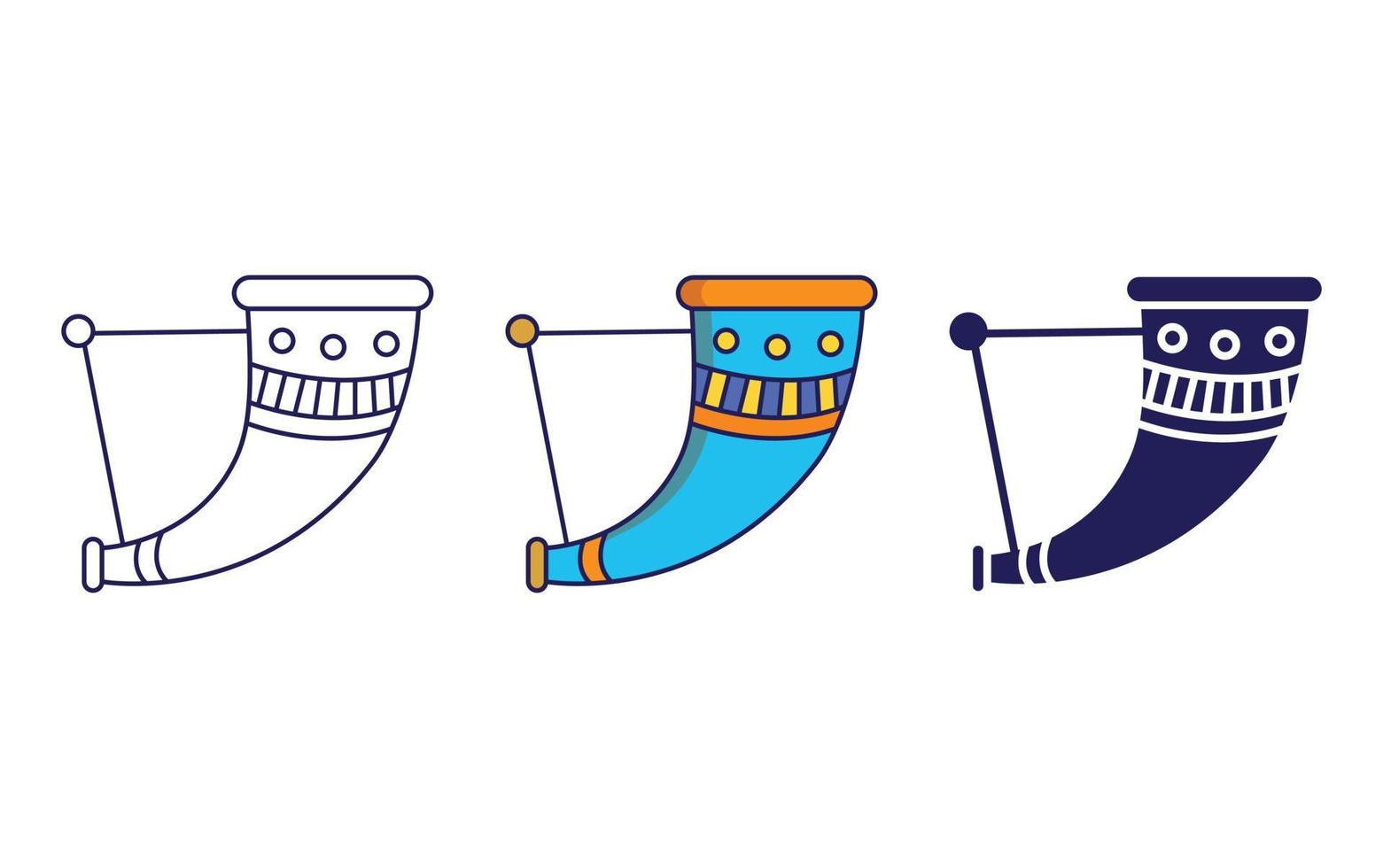 Drinking Horn vector icon