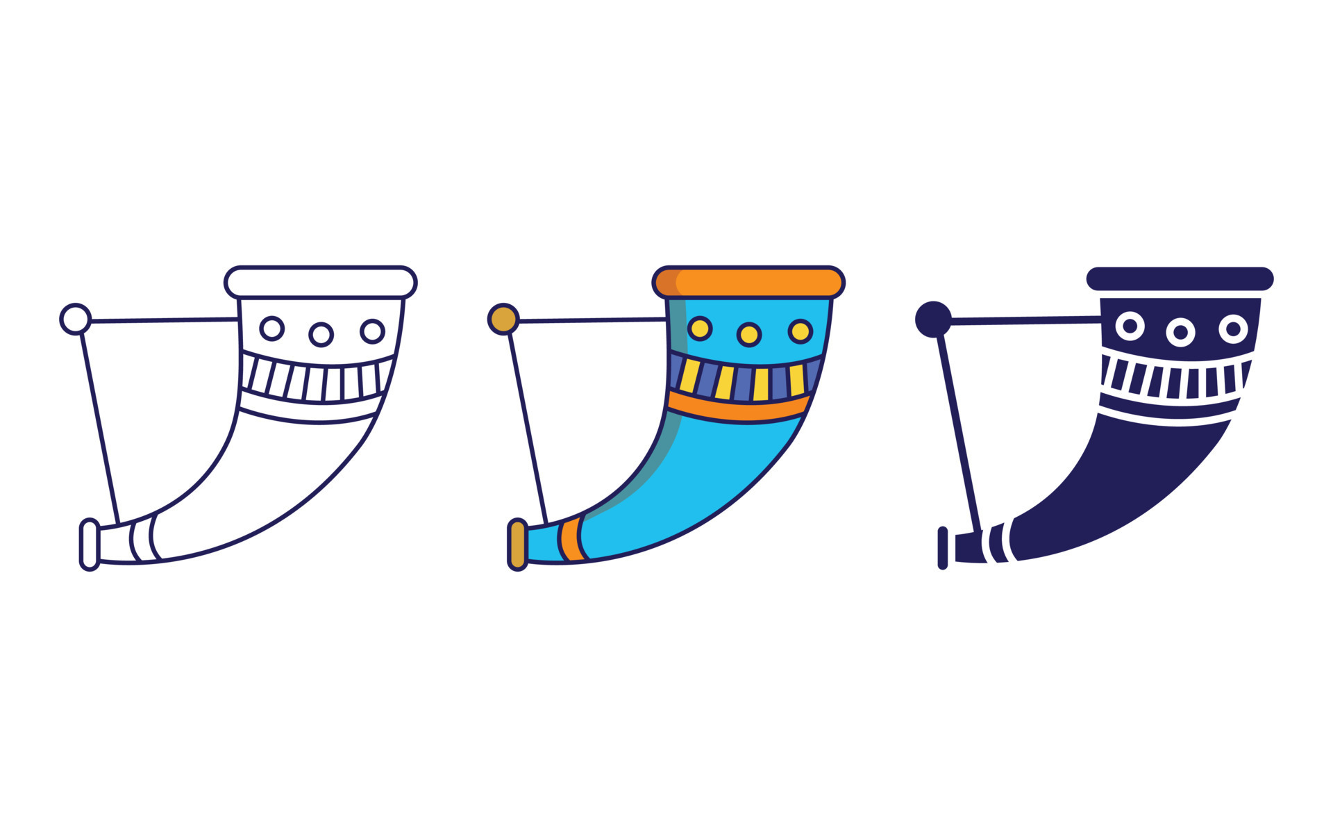 Drinking Horn vector icon 23081887 Vector Art at Vecteezy