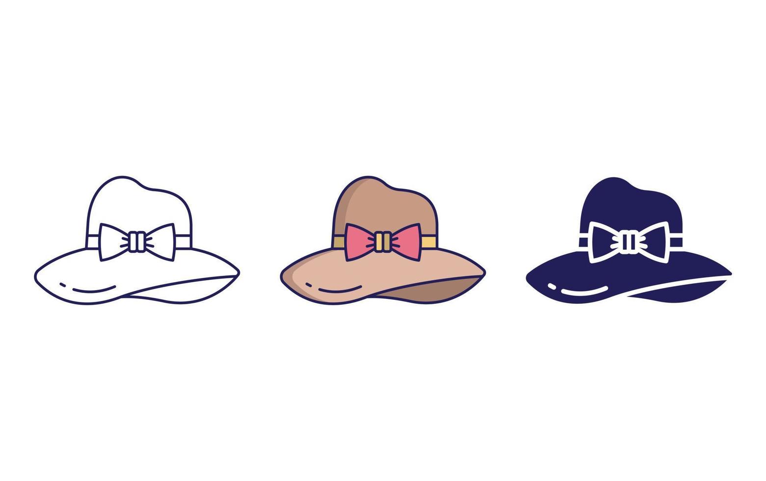 Pamela Hat vector icon