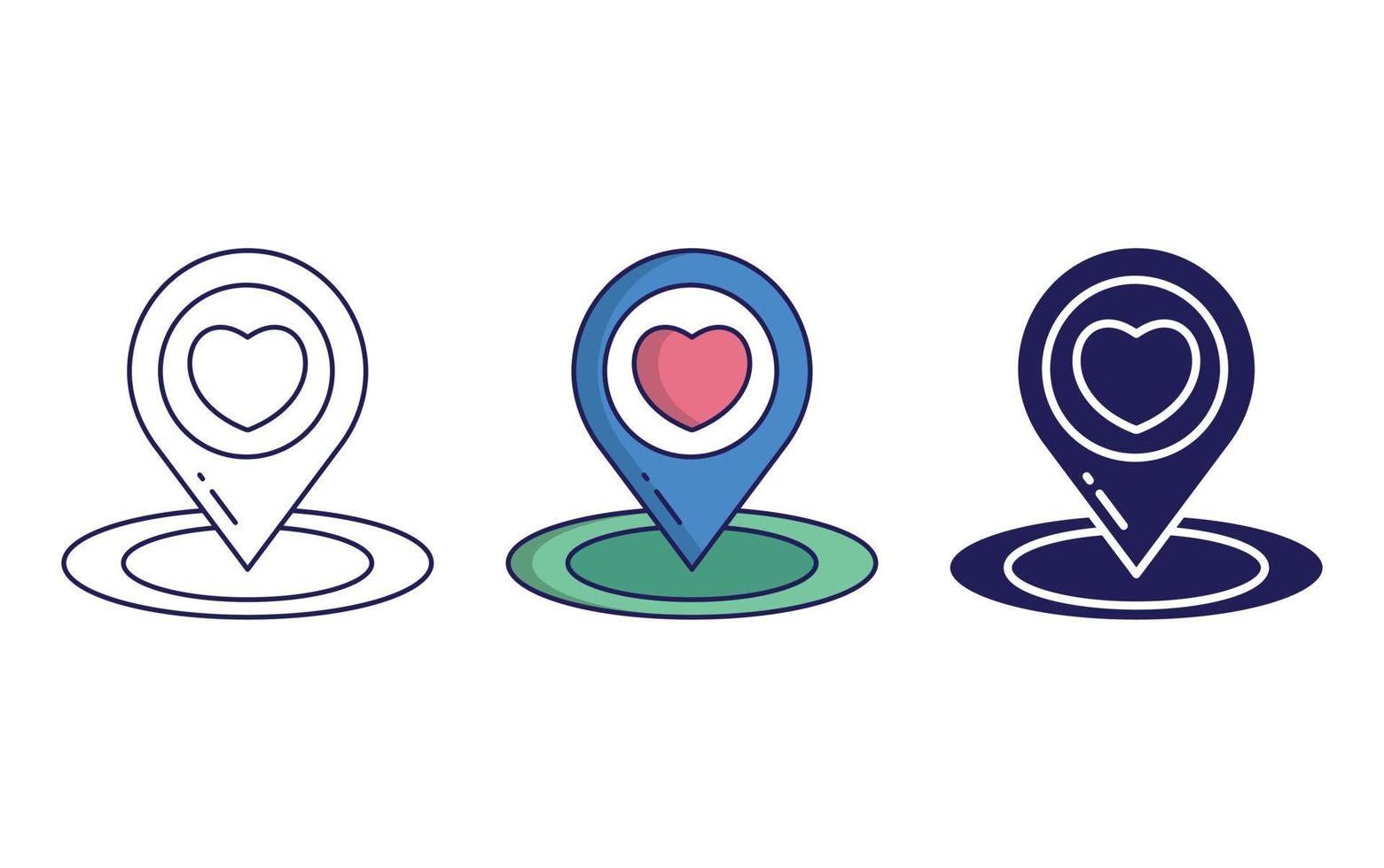 Map Pointer vector icon