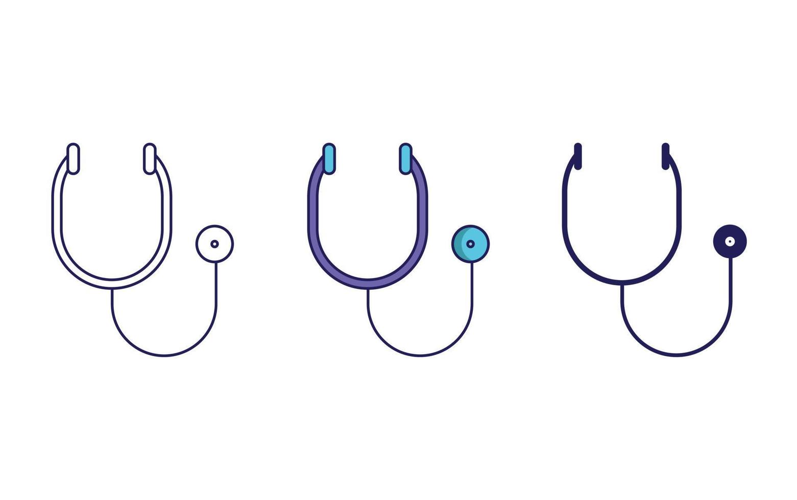 Stethoscope vector icon