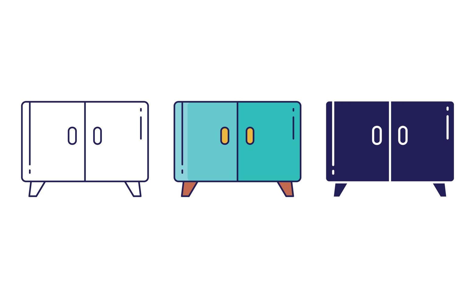 Cupboard vector icon