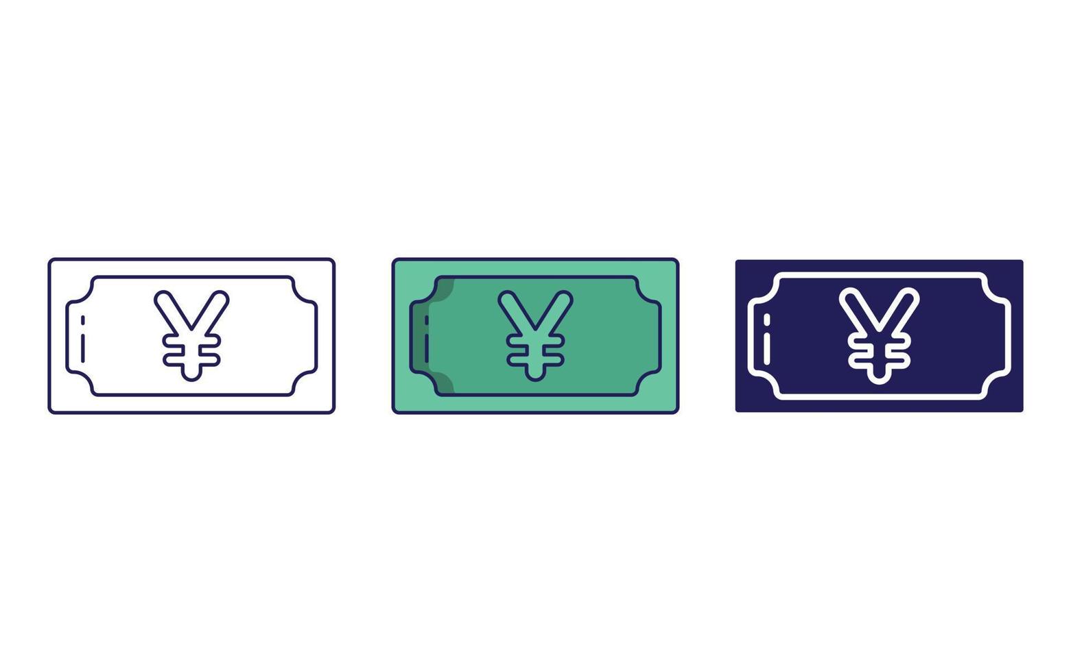 Yen Curency vector icon