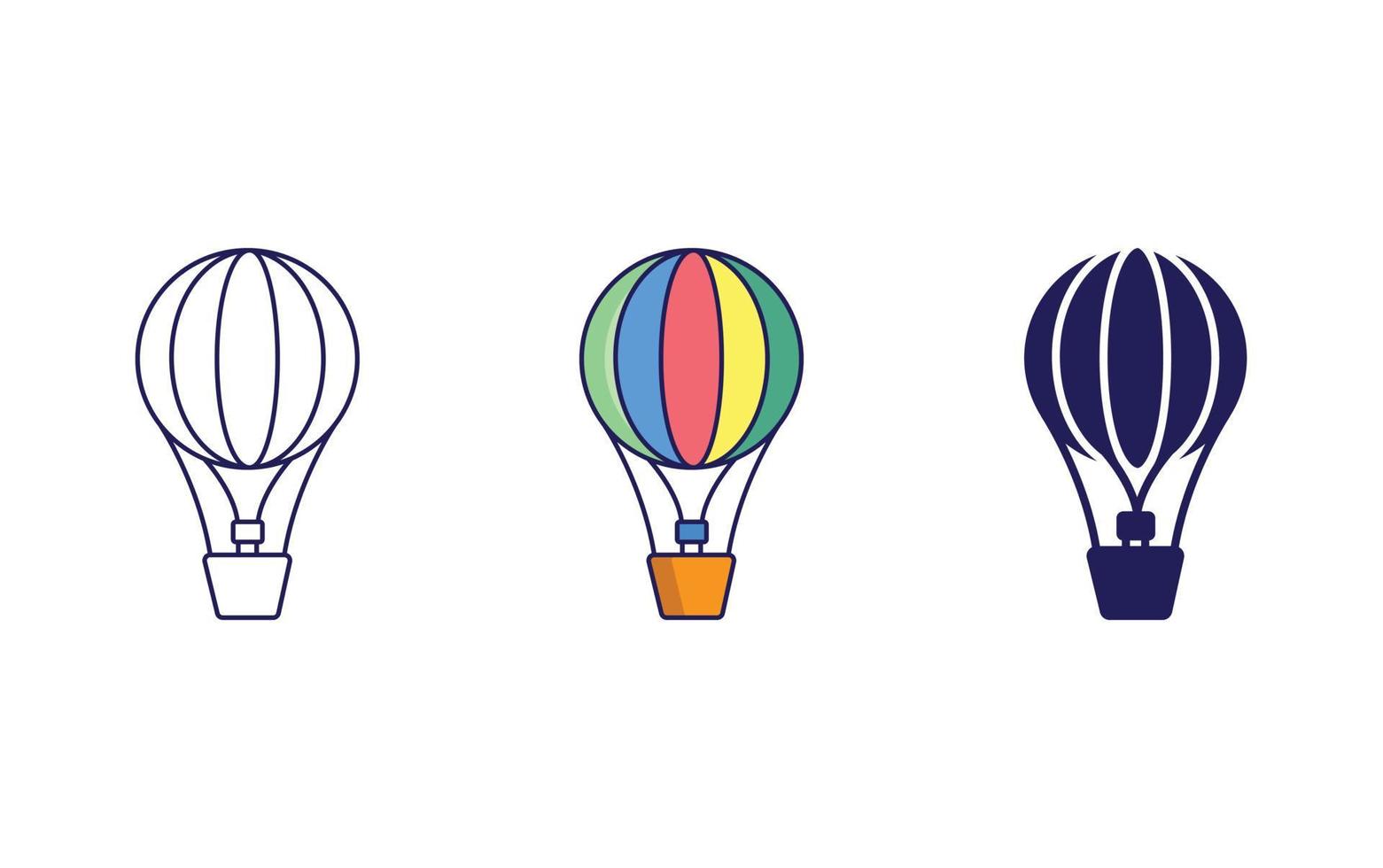 Air Balloon vector icon