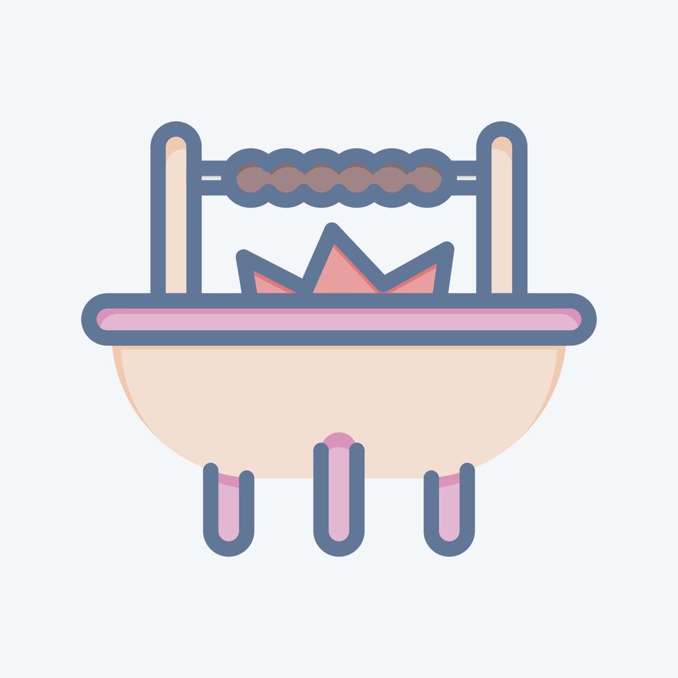 Icon Barbeque. related to Eid Al Adha symbol. Doodle Style. simple design editable. simple illustration vector