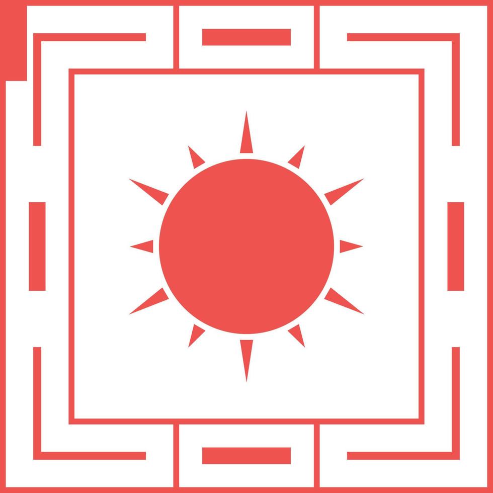 Sun Vector Icon
