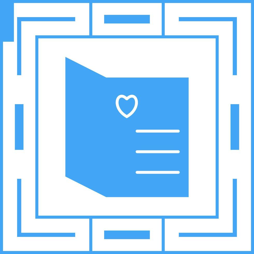 Open Card Vector Icon