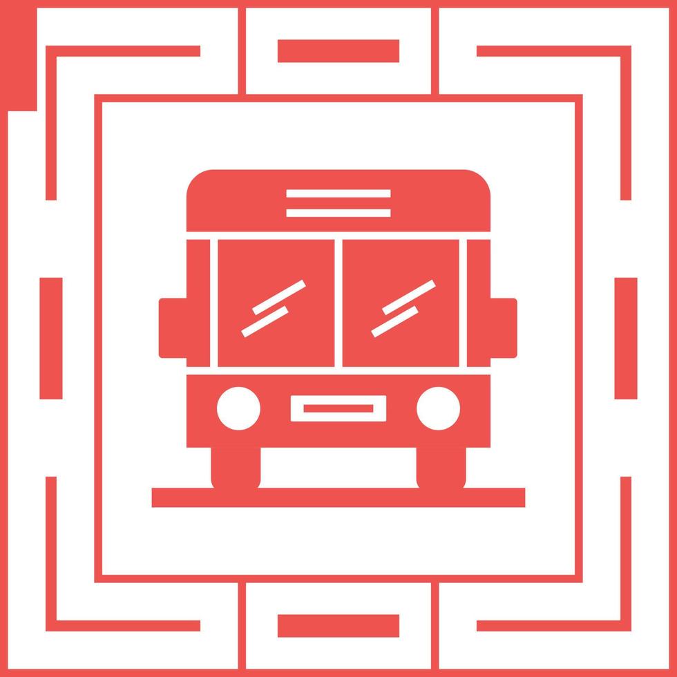 School bus Vector Icon