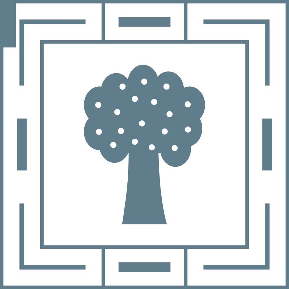 Fruit Tree Vector Icon