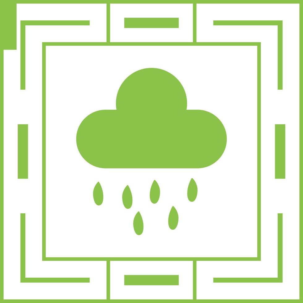 Rain Cloud Vector Icon