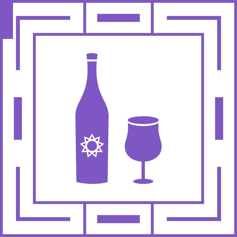 Goblet and Wine Vector Icon