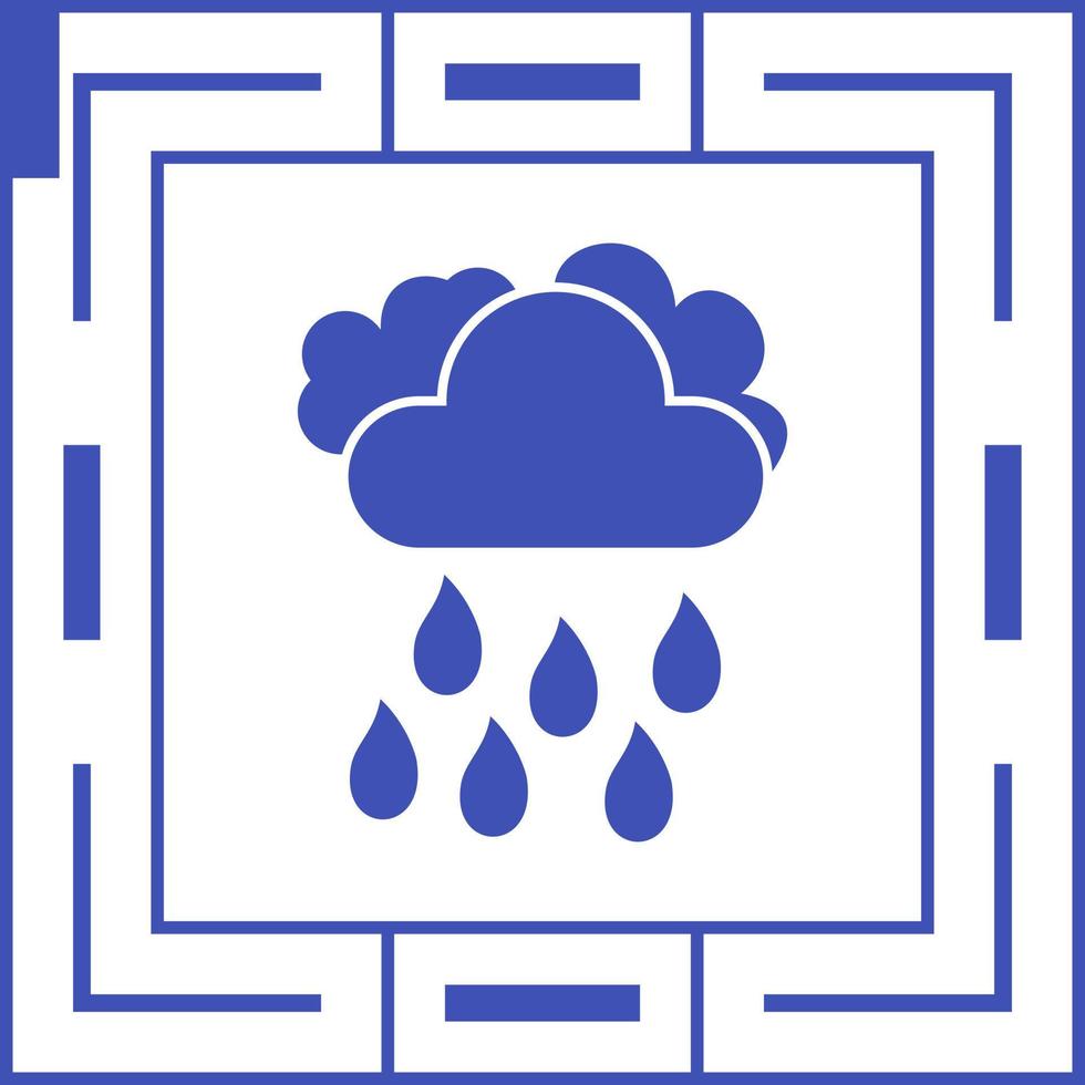 Light Rain Vector Icon