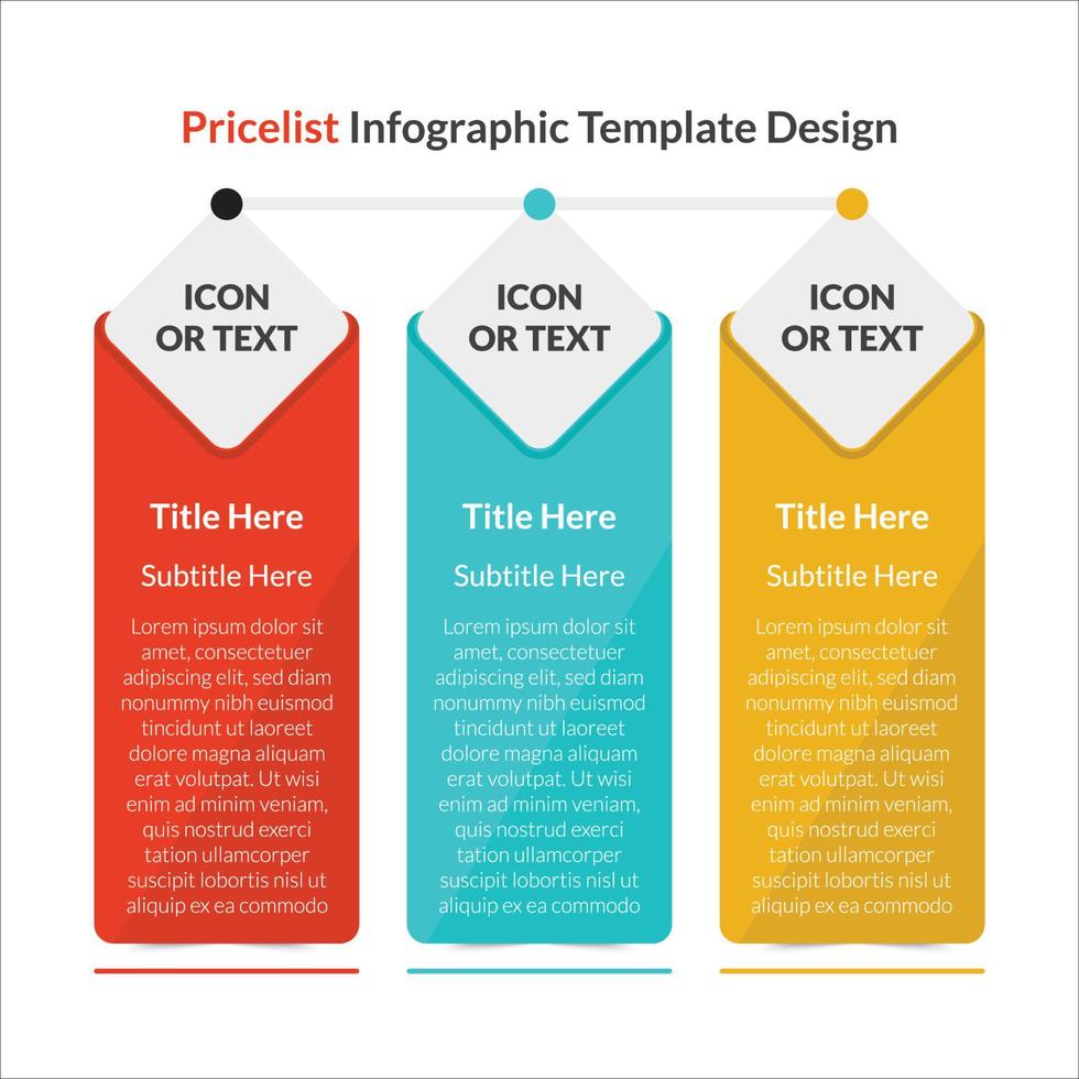 precio comparación modelo caja mesa diseño vector