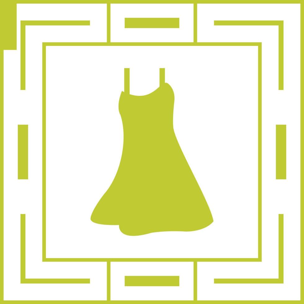 icono de vector de vestido de noche