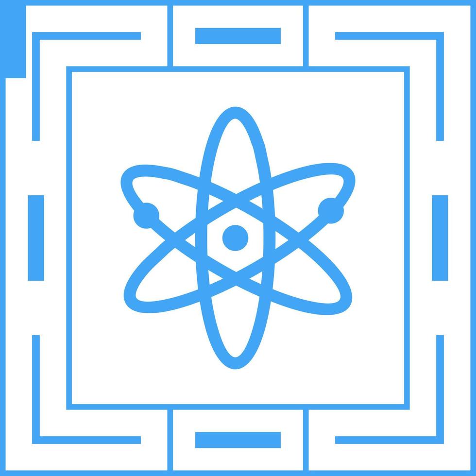 Atomic Structure Vector Icon