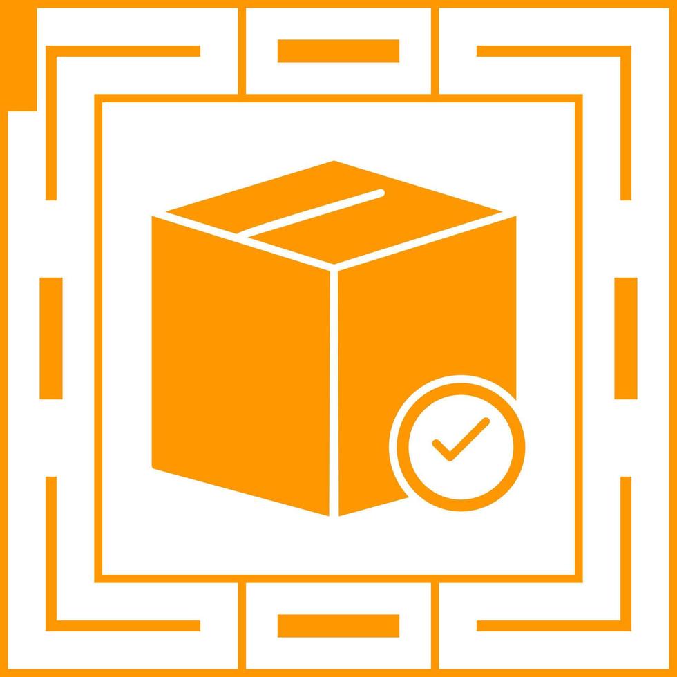 Valid Delivery of Packag Vector Icon