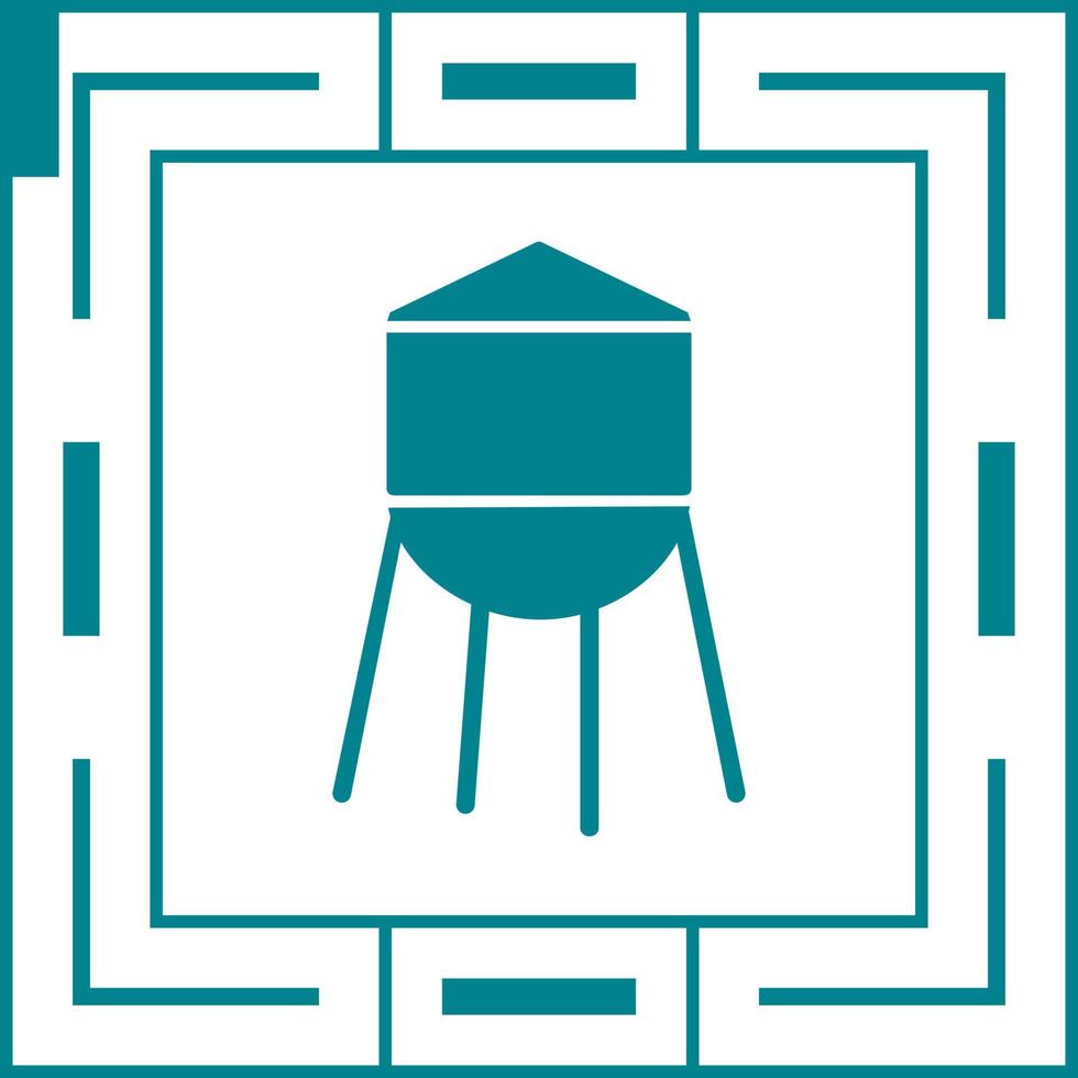 Water Tower Vector Icon